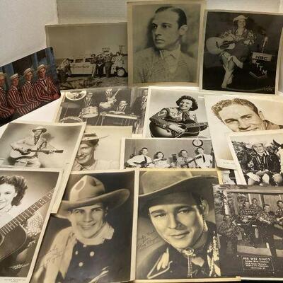 334. Large lot of Vintage Photographs from Willow Grove Park including Signed Photographs