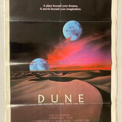 242. Original 1984 Movie Poster Art Dune