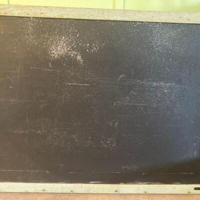463. Large Vintage Wooden Marketplace Chalkboard 48x36x1