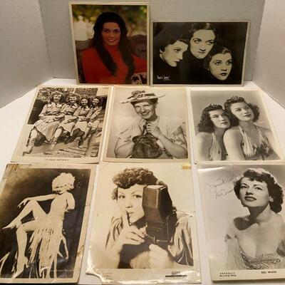 331. Lot of Beautiful Ladies Vintage Photographs from Willow Grove Park including Autographed Photographs