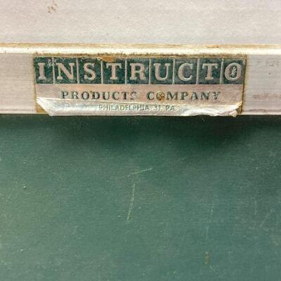 472. Vintage Metal Instructo Chalkboard 24x18.5