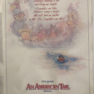 269. Original First Marketing Movie Poster for Fivel An American Tale