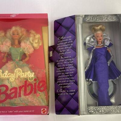 40. Vintage 1992 Birthday Barbie and 1999 Premiere Night Barbie