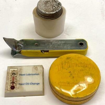 477. Lot of Vintage advertising/ Curious Items 