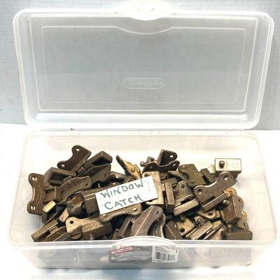 185. Box of window catches