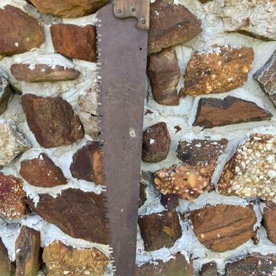 540. Antique One Man Falling Saw  