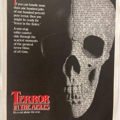 279. Original Movie Poster Terror in the Aisles
