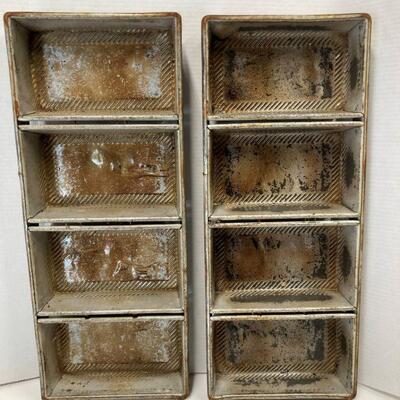 525. Two Industrial Bread Pans Great for Picnics, Baking, and Entertaining 