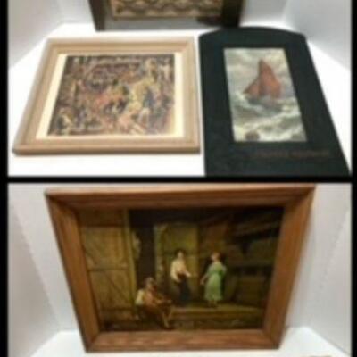 226. Six Framed Pieces, Beatles, Square Dance, Fischers Ausfah