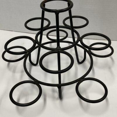 506. Vintage Metal Holiday Candle Holder