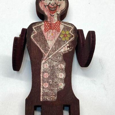 210. Steppin Sam Wooden Puppets
