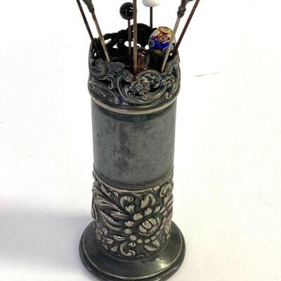 17. Eight Assorted Antique Metal Hat Pins