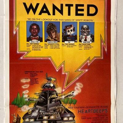 288. Original Movie Poster HeartBeeps 1981