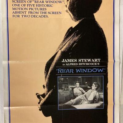 252. Original Movie Poster Art Rear Window Hitchcock