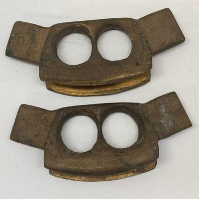 430. Steam Punk Brass Knuckles/ Pipe molders
