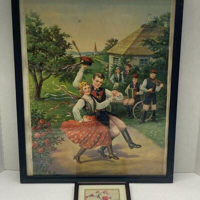 345. Lot of Two Framed Pieces