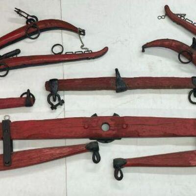 466. Vintage Draft Animal Harness/Tack for sleighs, Wagons, and Implements 
