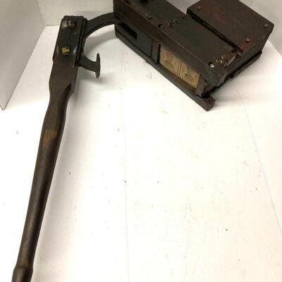 240. Antique Butter Press with Butter Mold