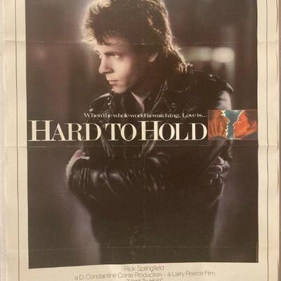 274. Rick Springfield Hard to Hold Original Movie Poster