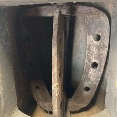 509. Three Gallon Spains Improved Antique Hand Paddle Butter Churn 