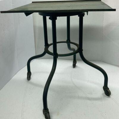 420. Vintage Industrial Metal Table