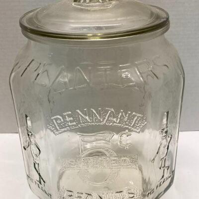 313. Original Vintage Planters Peanut Jar