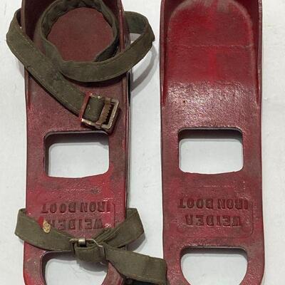 219. Pair Weider Iron Boots