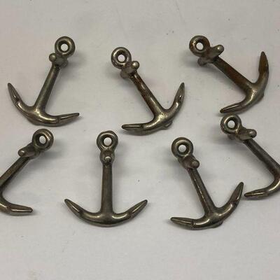 429. Lot of Seven Metal Anchors