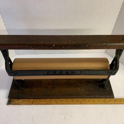 84. Store Counter Vintage Paper Cutter 5.25x12.75x20