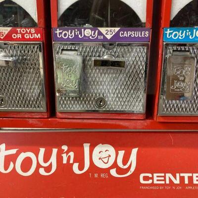 180. Vintage Toy Joy Center 6 Vending Machines