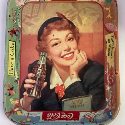 1. Coca- Cola Advertising Trays
