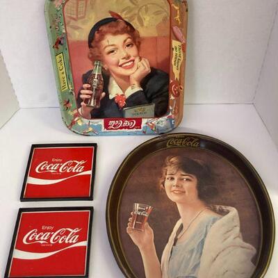 1. Coca- Cola Advertising Trays