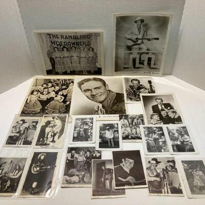 328. Large lot of Vintage Photographs from Willow Grove Park including Signed Photographs