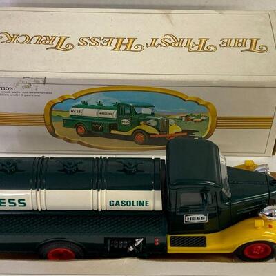 18. Original Vintage First Hess Truck and First Hess Truck Bank