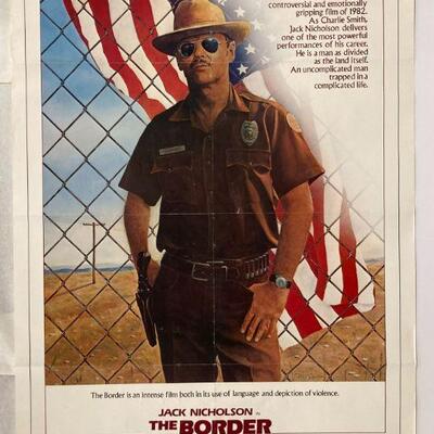 258. Original Movie Poster Art Jack Nicholson The Border