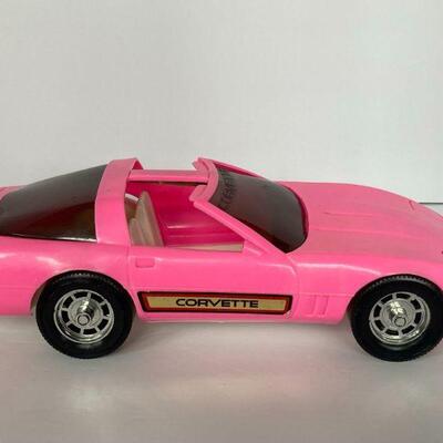 553. Vintage Gay Toys Pink Corvette for Barbie