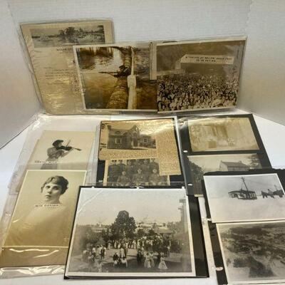 338. Large Vintage Binder with Historical Willow Grove Park Photographs, Ticket Stubs, etc.