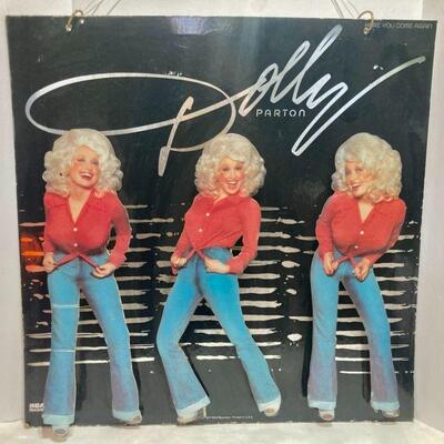 132. 1977 RCA Records Dolly Parton 3D Advertising Sign