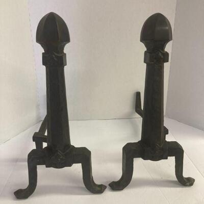 81. Fireplace Andirons