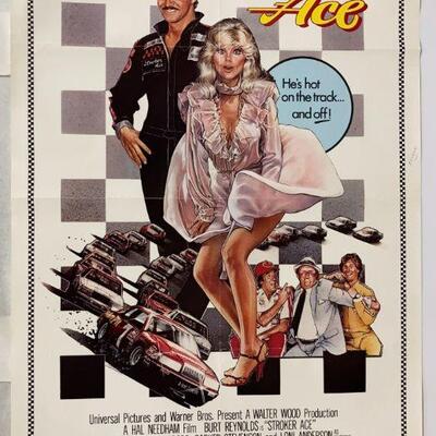 257. Original Movie Poster Burt Reynolds is Stroker Ace