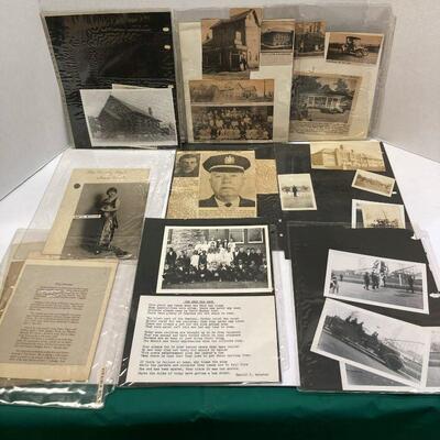 338. Large Vintage Binder with Historical Willow Grove Park Photographs, Ticket Stubs, etc.