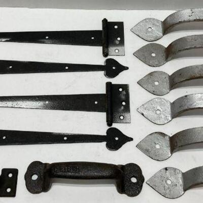 212. Twelve Pieces of Early Door Hardware