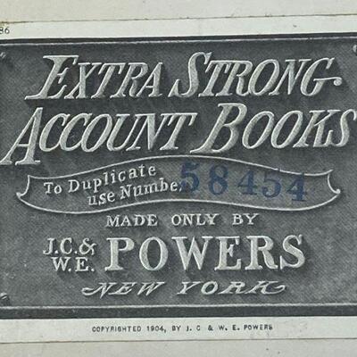 458. Simmons Hardware Corporation of New York Stock Register No.1 The New York Trust Company