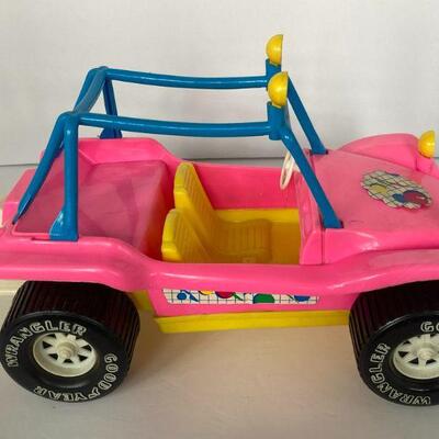 555. Vintage Barbie Jeep, Trailer, and Four-Wheeler by Gay Toys 