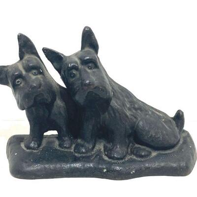 125. Cast Iron Scotty Dog Doorstop