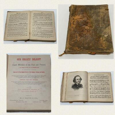 205. Vintage Our Hearts Delight Music Book