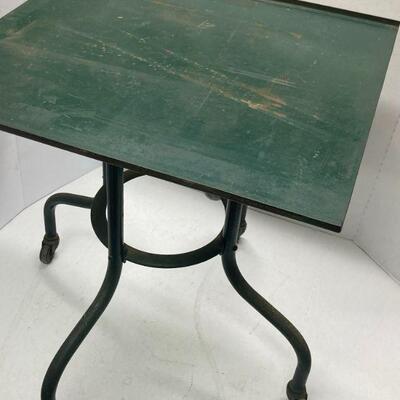 420. Vintage Industrial Metal Table