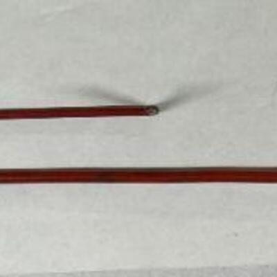 114. Two Fireplace Pokers- Red
