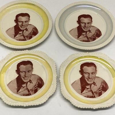 376. Four Vintage Hawkshaw Hankins Plates
