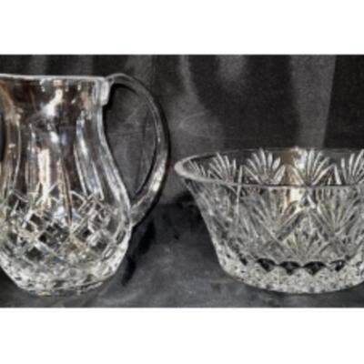 Stunning WATERFORD PITCHER & BOWL